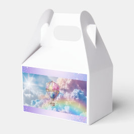 Trendy Holographic Hot Air Ballon Paper Bevorzugun Geschenkschachtel