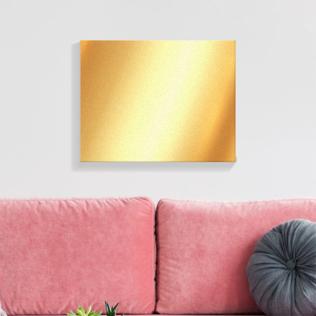 Trendy Horizontal Gold Background For Your Photo Leinwanddruck (Insitu (Wohnzimmer))