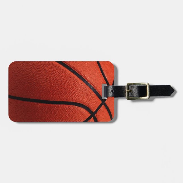 Trendy Hot Basketball Gepäckanhänger (Vorderseite horizontal)
