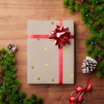 Trendy Imitate Gold Confetti Dots Geschenkpapier<br><div class="desc">Trendy und schicke Konfetti Dots Design.</div>