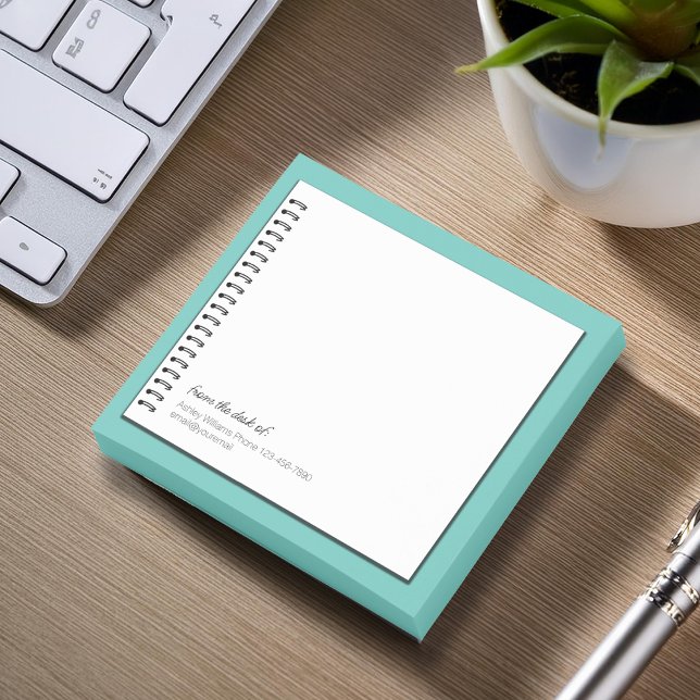 Trendy Imitats Spiralpapier Monogram Post-it Notes Post-it Klebezettel (Von Creator hochgeladen)