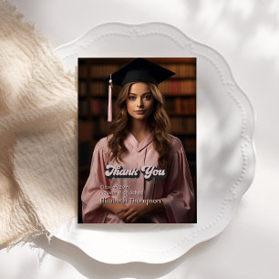 Trendy in meinem Grad-Ära-Abschluss Dankeskarte