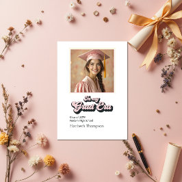 Trendy in My Grad Äa Abschluss Foto Ankündigung