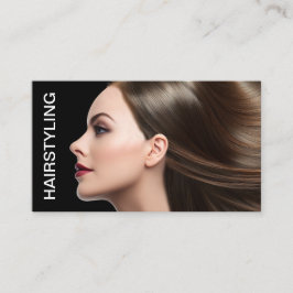 Trendy Independent Hairstylist Business Cards Visitenkarte