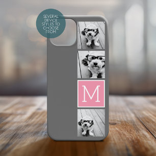 Trendy Instagram Foto Collage Custom Monogram Case-Mate iPhone Hülle
