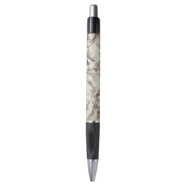 Trendy Ivory Color Marble Stone Pen Kugelschreiber (Vorderseite Vertikal)