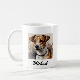 Trendy Jack Russell Terrier Ihren Namen individuel Kaffeetasse