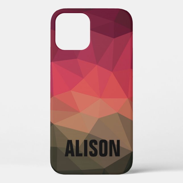 Trendy jugendlicher, mutiger individuelle Name Case-Mate iPhone Hülle (Rückseite)