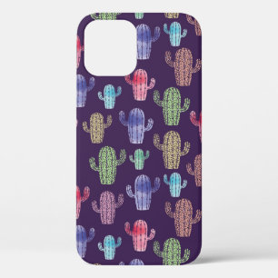 Trendy Kaktus Aquarell zeichnend nahtloses Muster  Case-Mate iPhone Hülle