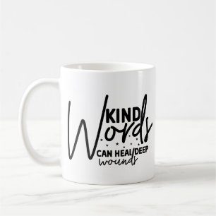 Trendy Kind Words Kaffeetasse