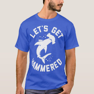 Trendy Lasse Hammered Shark Spaß T-Shirt