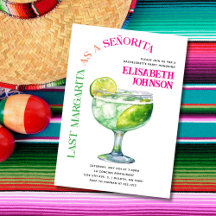 Trendy Last Margarita als Señorita Bachelorette