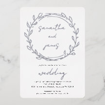 Trendy Laurel Leaf Qr Code Script Wedding Real