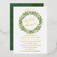 Trendy Laurel Wreath Greenerenery Brautparty Real