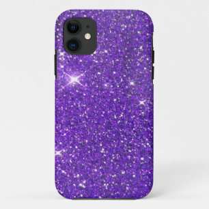 Trendy Lavender Lila Sparkling Glitzer Glitz iPhone 11 Hülle