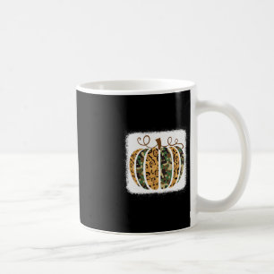 Trendy Leopard Camouflage Pumpkin Animal Print Che Kaffeetasse