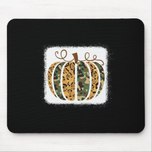 Trendy Leopard Camouflage Pumpkin Animal Print Che Mousepad