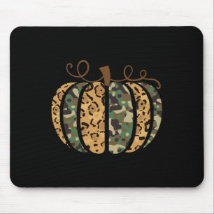 Trendy Leopard Camouflage Pumpkin Animal Print Che Mousepad