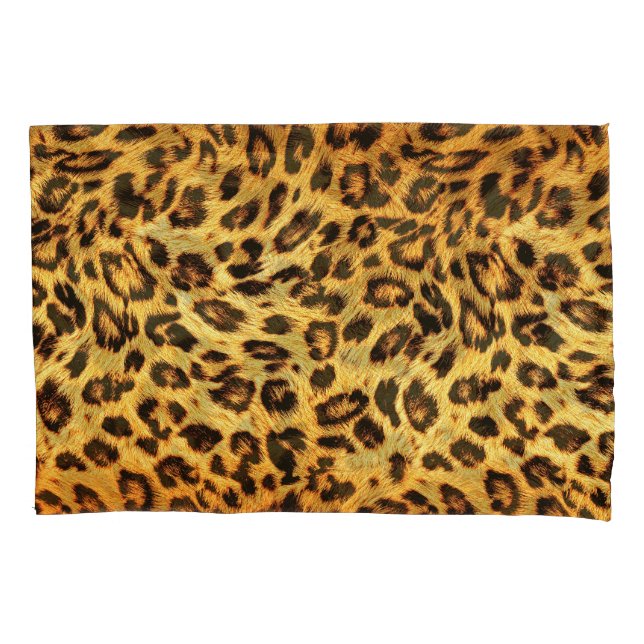 Trendy Leopard: Skin Design Pattern. Kissenbezug (Vorderseite)