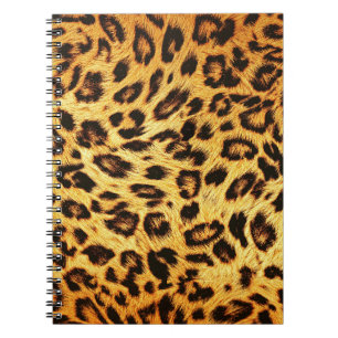 Trendy Leopard: Skin Design Pattern. Notizblock