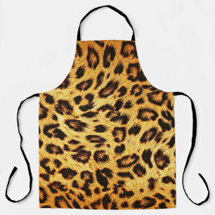 Trendy Leopard: Skin Design Pattern. Schürze