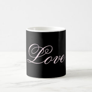 Trendy Liebe Wedding Calligraphy Script Black Kaffeetasse