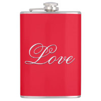 Trendy Liebe Wedding Calligraphy Script Red