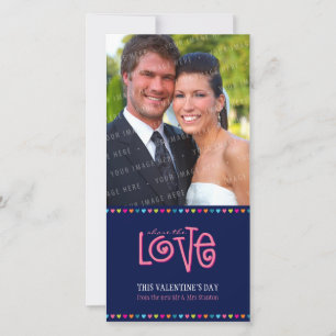 TRENDY LIEBES PHOTOKARTE :: LIEBESBRIEFE 1 STÜCK FEIERTAGSKARTE