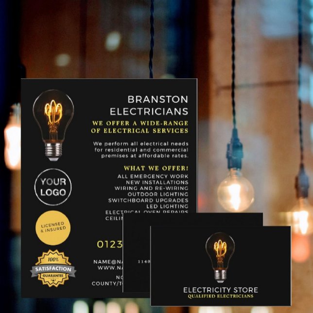 Trendy Lightbulb, Elektrische Werbung Flyer (Von Creator hochgeladen)
