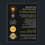 Trendy Lightbulb, Elektrische Werbung Flyer<br><div class="desc">Trendy Lightbulb,  Elektrische Werbung Flyer durch den Business Card Store.</div>