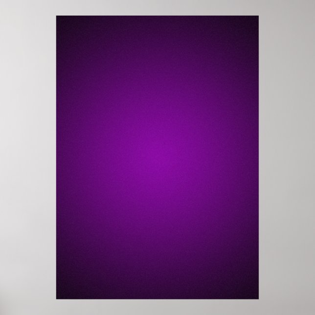 Trendy Lila-Black Grainy Vignette Poster (Vorne)