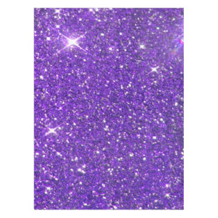 Trendy lila funkelnder GlitzerGlitz Tischdecke