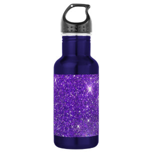 Trendy lila funkelnder GlitzerGlitz Trinkflasche