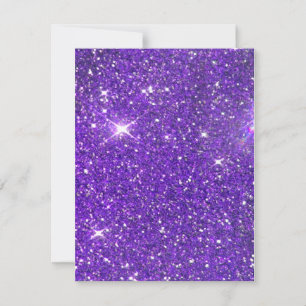 Trendy Lila Sparkling Glitzer Glitz Einladung