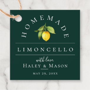 Trendy Limoncello Emerald Wedding Geschenkanhänger