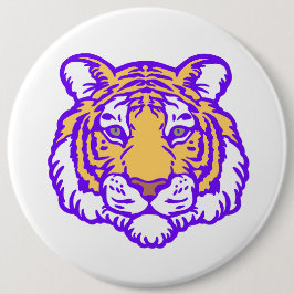 Trendy Louisiana Tigers Football Button - Gameday