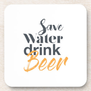 Trendy, lustig, urbanes Design Gerettet Water Drin Getränkeuntersetzer