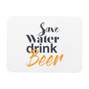 Trendy, lustig, urbanes Design Gerettet Water Drin Magnet
