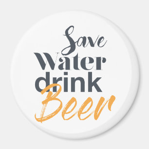 Trendy, lustig, urbanes Design Gerettet Water Drin Magnet