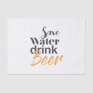 Trendy, lustiges, urbanes Design Rette Water Drink Seidenpapier