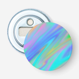 Trendy luxuriöse grün blaue lila Imitate holografi Flaschenöffner