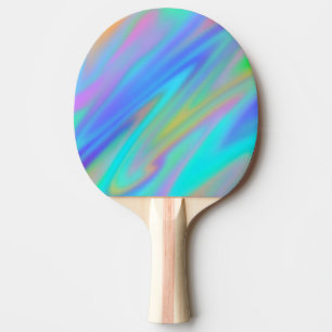 Trendy luxuriöse grün blaue lila Imitate holografi Tischtennis Schläger
