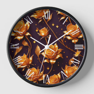 Trendy Luxury Gold Boho Rose Collection Uhr