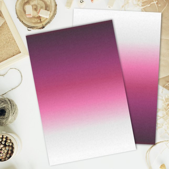 trendy magenta maroon marsala burgundy ombre seidenpapier (trendy magenta maroon marsala burgundy ombre tissue paper)