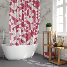 Trendy Magenta rosa geometrisches Muster