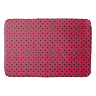 Trendy Magenta und Black Gemustert Badematte
