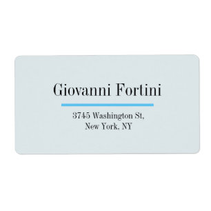 Trendy Marian Blue Schlicht Elegante Modernes Mini