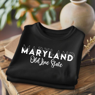 Trendy Maryland Old Line Staat T - Shirt