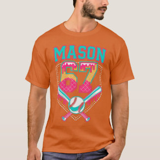 Trendy Mason 67 Mem Eiscreme-Drip Baseball Geburts T-Shirt