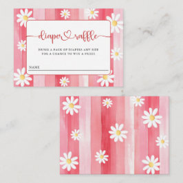 Trendy Meadow Strawberry Babydusche Windelwindeln Begleitkarte